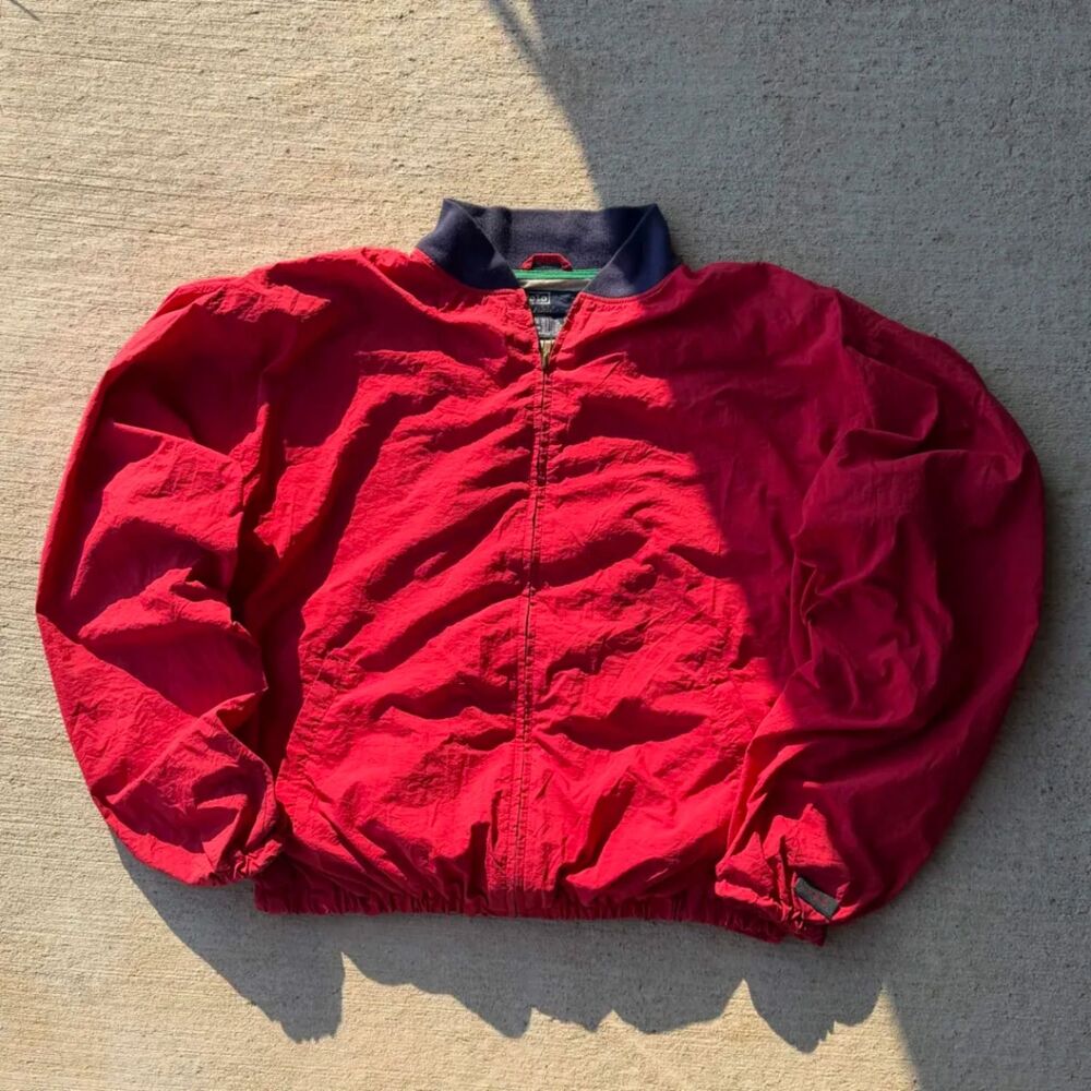 Vintage 90s Polo Ralph Lauren Polo Sport Nylon Bomber Stadium Jacket Size XL